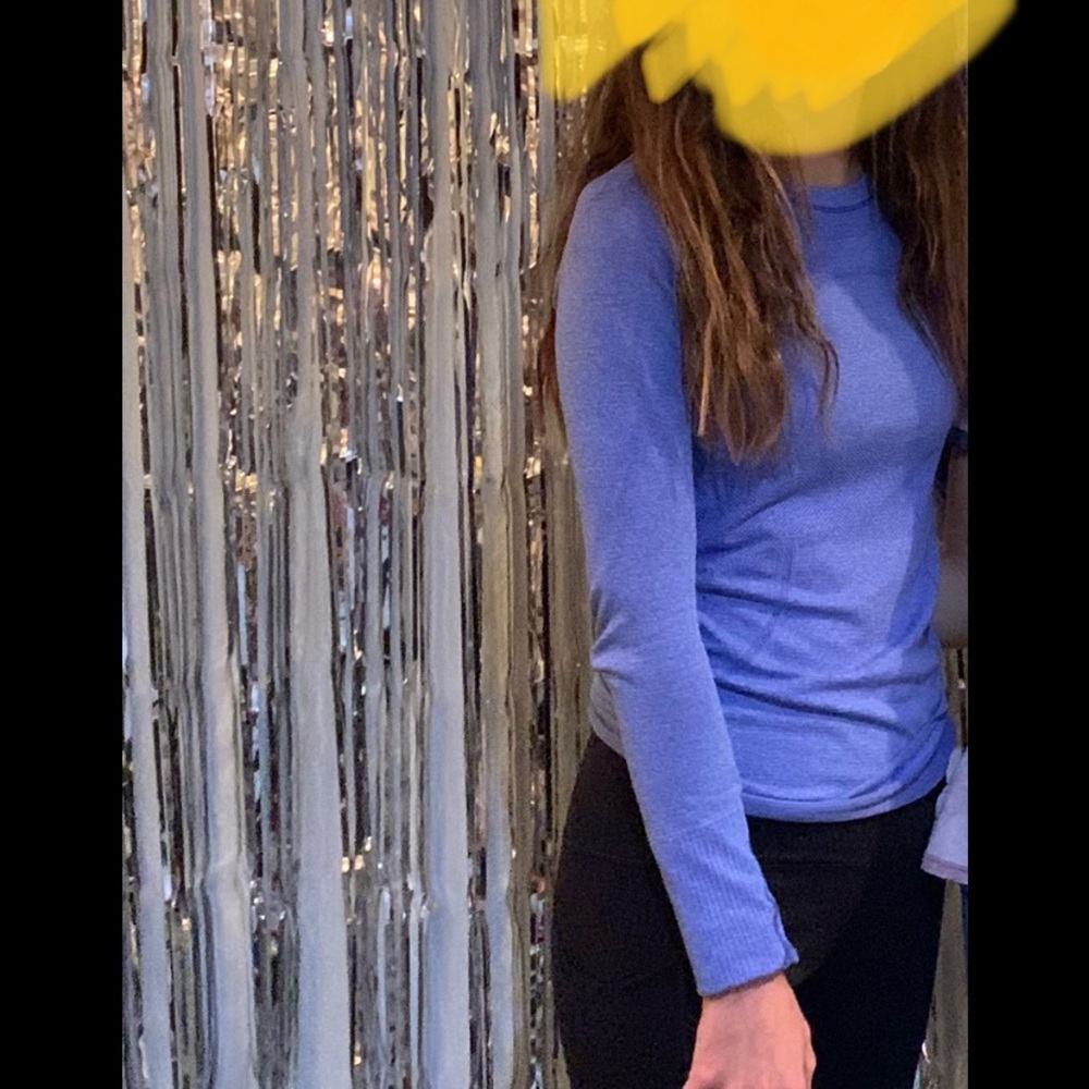 lululemon swiftly tech long sleeve shirt blue